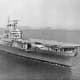 USS Hornet cruising off Hampton Roads, Virginia, in October 1941.
