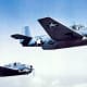 Two U.S. Navy Grumman TBF-1 Avenger torpedo bombers in flight, in 1942. It would prove to be the best torpedo plane of the Second World War. Only six Avengers were available for the Battle of Midway. All were based on Midway Island. 