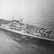USS Enterprise at sea in 1939 with its flight deck full of planes. The American Lexington class aircraft carriers deployed in the battle for Midway had superior fire control systems over their Japanese counterparts.