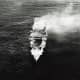 Hiryū, shortly before sinking, photo taken by a Yokosuka B4Y off the carrier Hōshō. The Hiryu would survive the first day of battle lost in a thunderstorm.