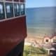 The cliff lift virw from top
