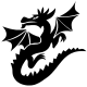 Free gothic dragon