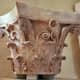 A 4th century BCE Corinthian capital, the ornamental top of a column. A beauty, isn't it? It was found buried near the tholos of Asklepios, his circular temple, whose column capitals seem to be copied from it. Scholars guess it was an architect's mod