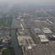 Union Station from the top floor of Willis Tower.