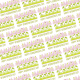 Free Grandparents Day scrapbook paper with purple flowers and green text