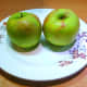 Take two middle-sized green apples