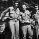 J.D. Salinger with his Band of Brothers in the Second World War. When Salinger landed on Utah Beach he had the first six chapters of The Cather in the Rye in his backpack.