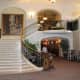 Another elegant staircase in the Fairmont Banff Springs Hotel.