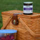 Jam should be a requirement for any picnic. They're great with biscuits, cheese, oatmeal, and the like. You don't have to worry about bugs because of the lids.