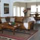 A living area that has no clutter in evidence.