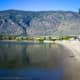 A beach on the east shore at Osoyoos