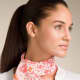 Styling a square scarf for work