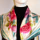 The elegant look with the knot in front www.fashionscarvesandshawls.com