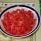 Watermelon cubes