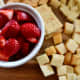 Strawberries are great with cheese and crackers, especially the more firm cheeses.