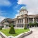 The exterior of Buda Castle 