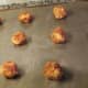 Gold cookies before being baked