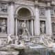 The craftmanship of the Trevi Fountain is amazing!