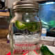 Prepping this was simple. 1.5 jalapeños in the plain rum and 1.5 in the pine apple rum. Refrigerate for 5-7 days and then remove the jalapeños.