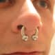 Another gauged septum piercing