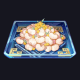 Yelan's Dew-Dipped Shrimp. The look is sightly, the scent of Dipped Dew tea from Qiaoying Village, and the taste both tender and springy... Wait a moment. Why's she coming over with that plate of chilli?