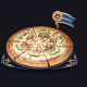 Jean's Invigorating Pizza. It's more art than food. When you take a bite, you feel ready to work hard. Is this how Jean is so dedicated?
