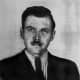 Photograph from Mengele's Argentine identification document (1956).