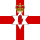 The Ulster banner also unofficially known as the Flag of Northern Ireland, is a heraldic banner taken from the former Coat of Arms of Northern Ireland,