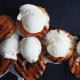 Caramelized ginger papaya rings