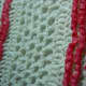 BROKEN PROMISE Crochet Pouch focus on the stitch pattern