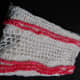 BROKEN PROMISE Crochet Pouch photographed from another angle