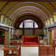 Interior and furniture designed and built by Wright.