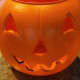 Cut eyes, nose, and mouth from pumpkin.