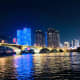 The Changsha skyline seen from Orange Isle.