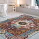 Here is another mosaic that mimics a bathroom rug.