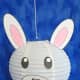 Here is the finished Rabbit Globe Lantern.