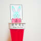 Here is the finished  Pop-Up Rabbit.