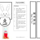 Here is a photo of the printable template for the Pop-Up Rabbit.