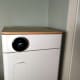 The top of this unit consists of well varnished wood. The dial provides temperature and humidity. It can also open the door