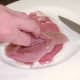 Cutting pocket in pheasant breast