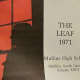 The yearbook of one of the graduates of the first class to integrate Mullins High in 1971. The yearbook was entitled, &quot;The Leaf.&quot; 