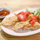 Hokkien Ngor Hiang is order in the same way as Indian Rojak. You select from a variety of fritters, tofu, and rolled meats. Your selection is then deep-fried and served with chili-peanut sauce. Typically eaten with fried bee hoon, i.e., vermicelli.