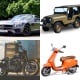 Car, Jeep, Motorcycle, Scooter