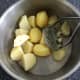 Potatoes should be mashed with a hand masher