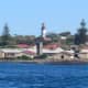 The Lighthouse on the Island was Erected in 1864