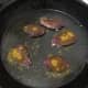 Frying goose breast with curry sauce