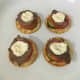 Horseradish sauce tops pigeon slices