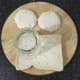 Drinking glass is used to cut circles from bread