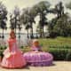 Cypress Gardens were at Winter Haven, Florida and for years it was a big attraction. It was a mixture of botanical gardens, Southern belles in hoop skirts, and water ski shows. However competition for visitors from the big Disney parks and other big-