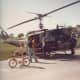 A UH-1N on static display, Texas, 1980.